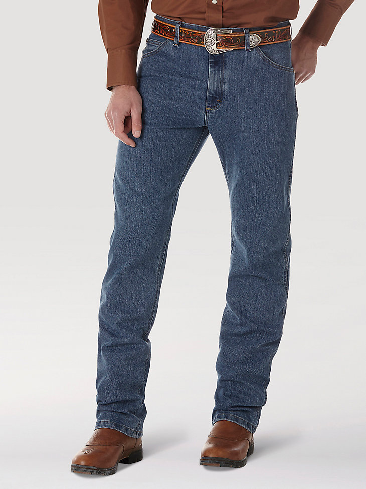 Premium Performance Advanced Comfort Cowboy Cut® Regular Fit Jean in Mid Tint main view