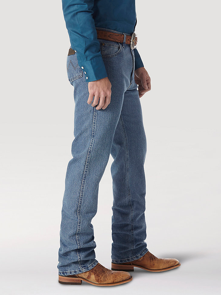 Premium Performance Advanced Comfort Cowboy Cut® Regular Fit Jean in Stone Bleach alternative view