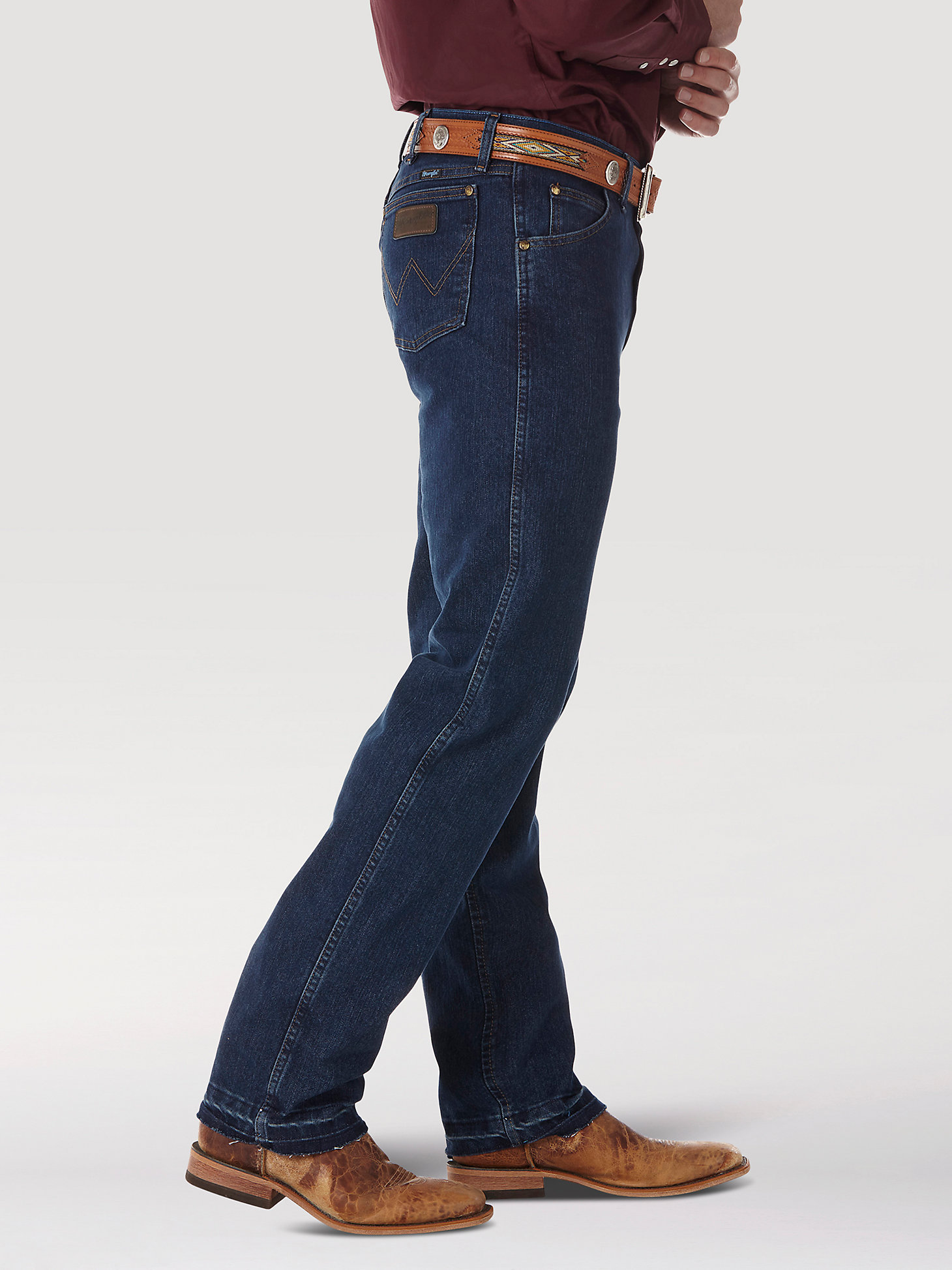 Premium Performance Cowboy Cut® Advanced Comfort Wicking Regular Fit Jean in Midnight Rinse alternative view 1