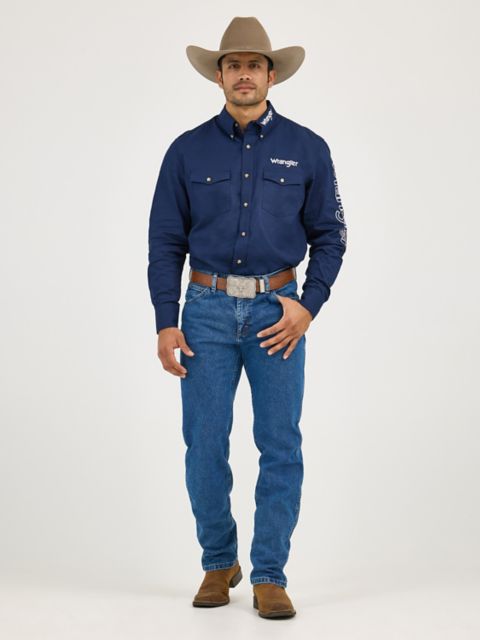 Мужские джинсы Wrangler Premium Performance Cowboy Cut® Regular Fit Jean