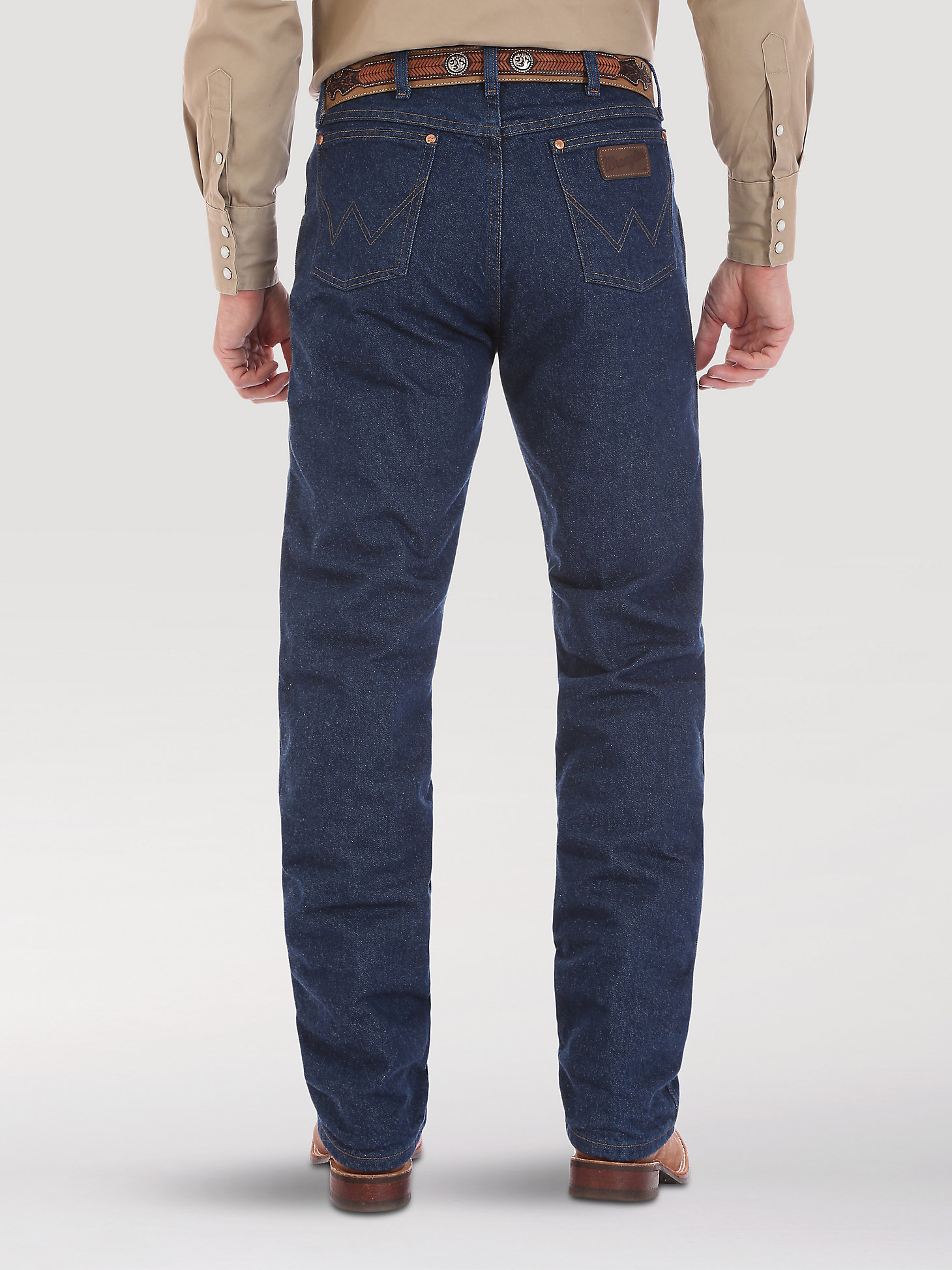 Premium Performance Cowboy Cut® Regular Fit Jean - Flannel Lined in Stonewash alternative view 1