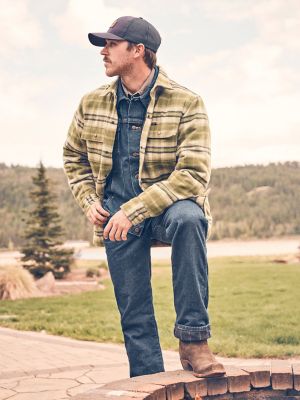 Arriba 52+ imagen wrangler flannel jeans