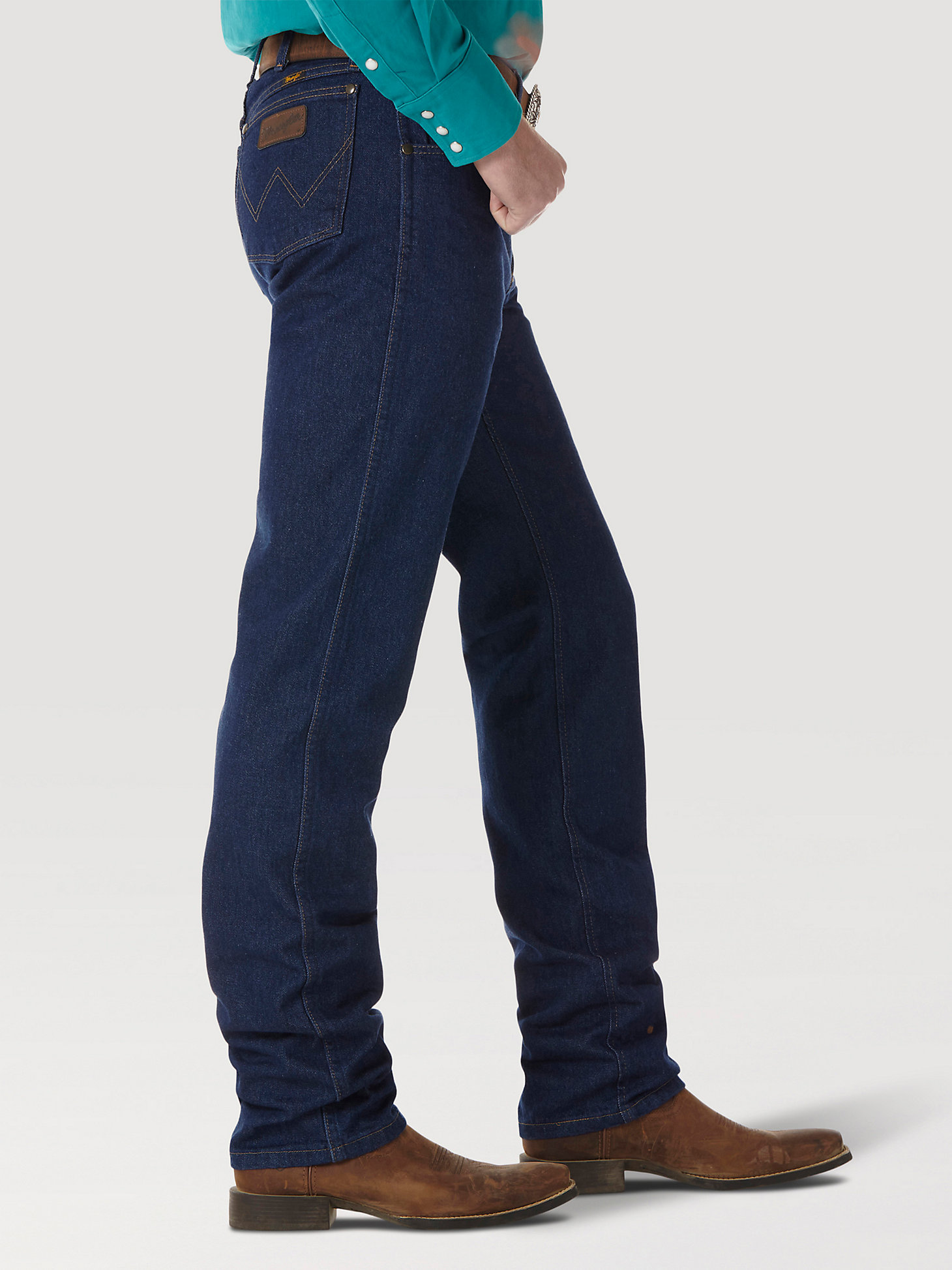 Men's Wrangler Cowboy Boot Cut Regular Fit Performance Jeans 47MWZPW Size 36-37 