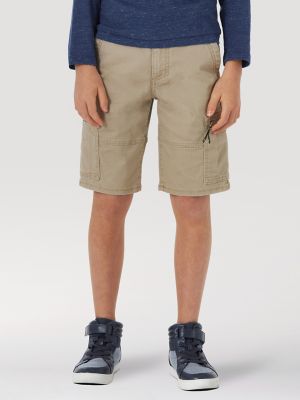 Wrangler Boys' Straight Fit Cargo Shorts