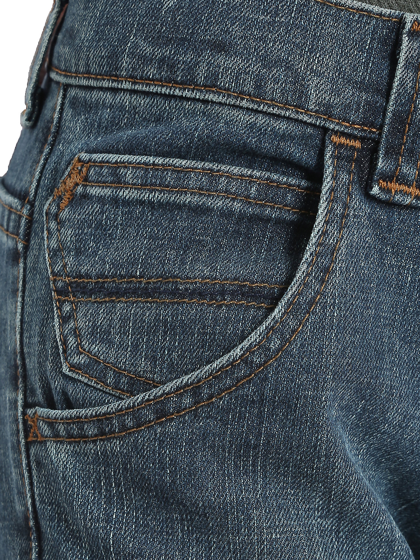 Boy's Wrangler® Five Star  Classic Straight Fit Jean (4-7) in Sunkissed Denim alternative view 4