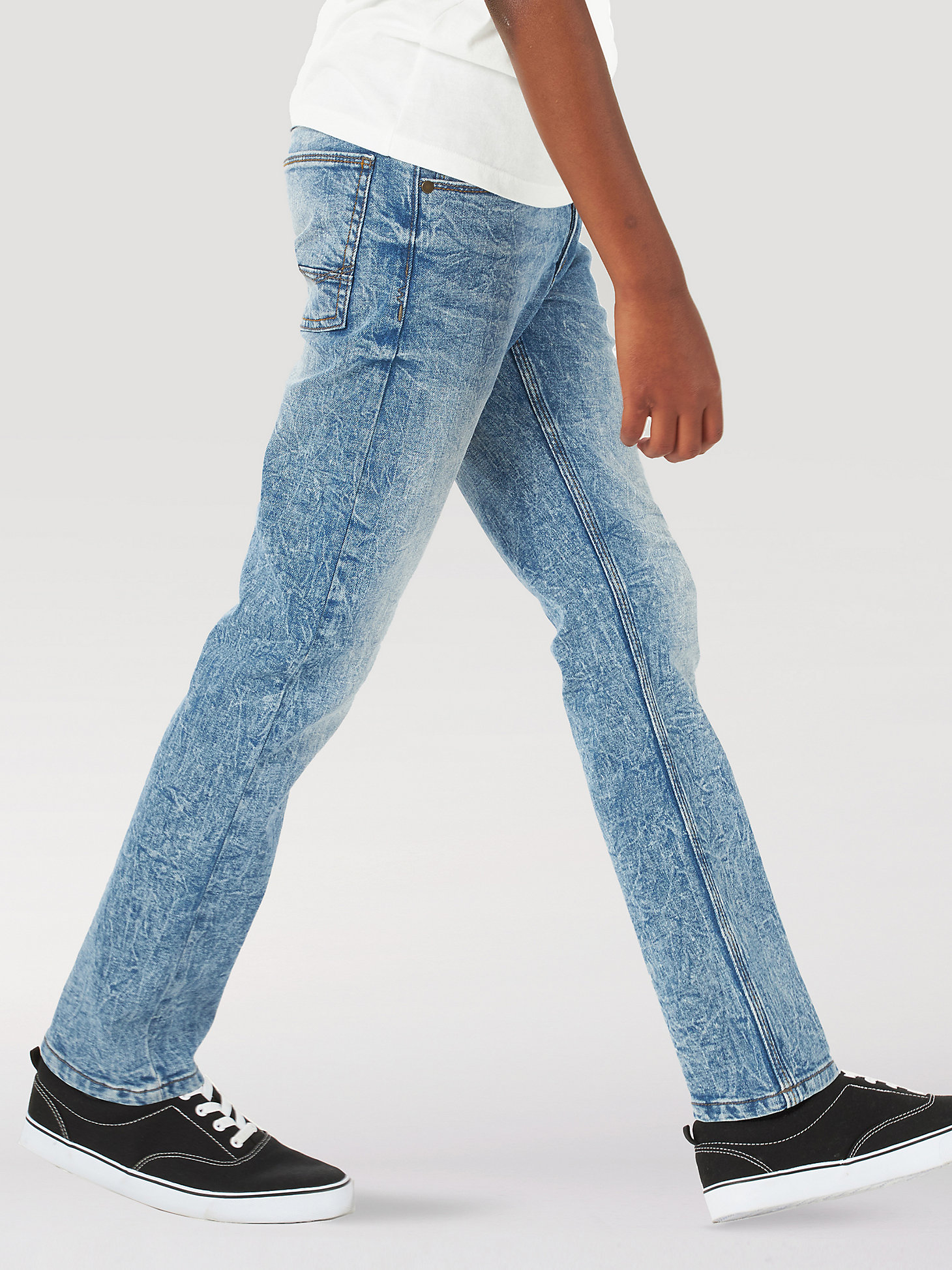 5-13Y Niños Boy 'S Slim Fit Jeans Elásticos Cowboy 