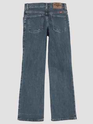 Boy's Wrangler® Five Star Flex Bootcut Jean (8-16) in Woodland alternative view 5