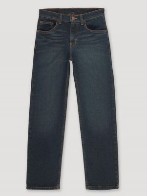 Built-In Flex Straight Light-Wash Jeans For Boys