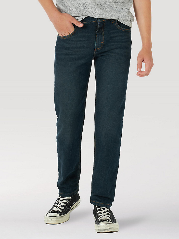 Boy's Wrangler® Five Star Flex Straight Leg Jean (Husky)