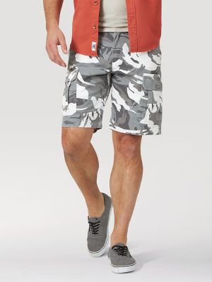 Men's Wrangler Authentics® Cargo Short in White Camo