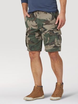 Wrangler cargo shorts with cell store phone pocket