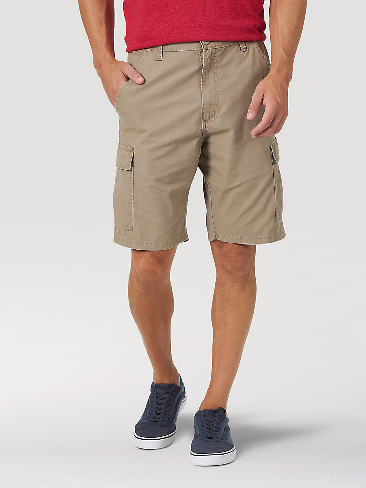 Natural Mens Clothing Shorts Cargo shorts for Men Hollister Cotton Cargo Short 9 in Dark Khaki 
