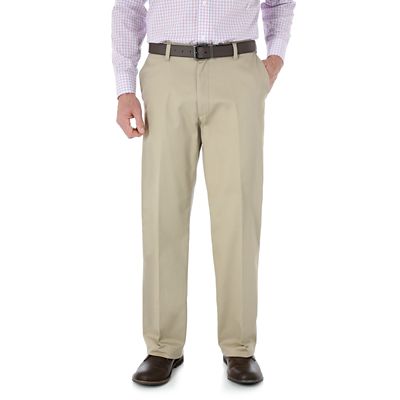 Wrangler® Advanced Comfort Business Casual Flat Front Pant | Mens Pants ...