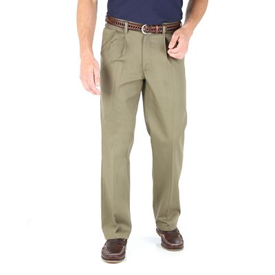 Timber Creek by Wrangler® Perfect Fit Pleated (Big Sizes) | Mens Pants ...