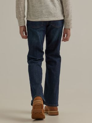 Boy's Wrangler® Five Star Classic Stretch Bootcut Jean (Husky) in Fresh Indigo alternative view