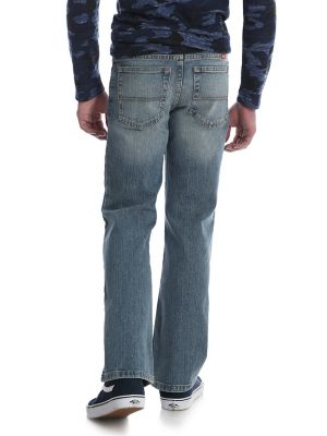 Boy's Wrangler&reg; Five Star Classic Stretch Bootcut Jean (4-7) in Light Denim alternative view 3