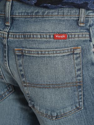 Boy's Wrangler&reg; Five Star Classic Stretch Bootcut Jean (4-7) in Light Denim alternative view 4
