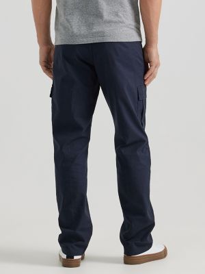 Wrangler® Men's Five Star Premium Relaxed Fit Flex Cargo Pant in Navy alternative view