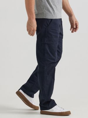 Wrangler® Men's Five Star Premium Relaxed Fit Flex Cargo Pant in Navy alternative view 3