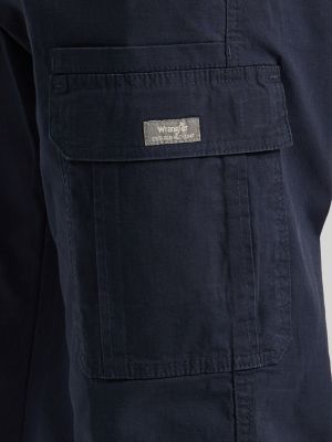 Wrangler® Men's Five Star Premium Relaxed Fit Flex Cargo Pant in Navy alternative view 4