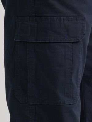 Wrangler® Men's Five Star Premium Relaxed Fit Flex Cargo Pant in Navy alternative view 5