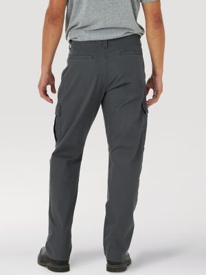 Wrangler® Men's Five Star Premium Relaxed Fit Flex Cargo Pant in Anthracite