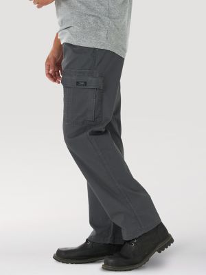 Wrangler® Men's Five Star Premium Relaxed Fit Flex Cargo Pant in Anthracite