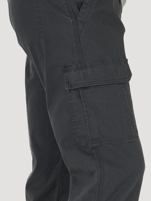 Wrangler&reg; Men's Five Star Premium Relaxed Fit Flex Cargo Pant in Anthracite alternative view 6