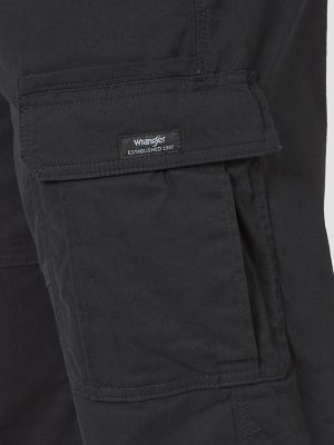 Men's Black Cargo Trousers