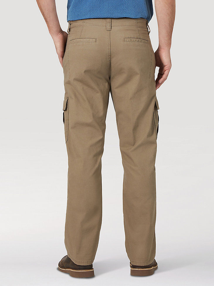Wrangler® Men's Five Star Premium Relaxed Fit Flex Cargo Pant in Barley alternative view