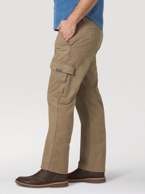 wrangler men's relaxed fit flex cargo pants