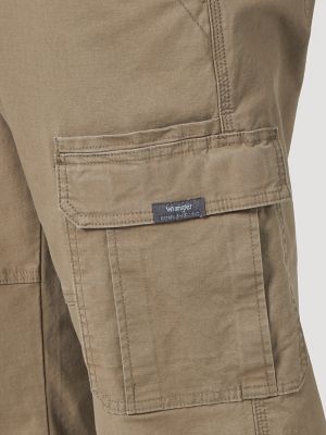 wrangler men's relaxed fit flex cargo pants