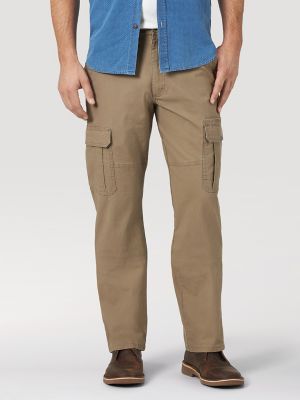 Wrangler Authentics Men's Premium Relaxed Fit Straight Leg Cargo