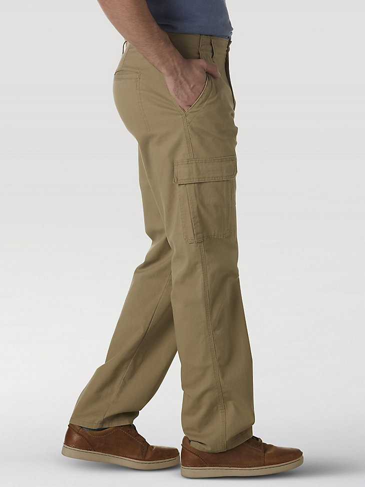 Wrangler® Men's Five Star Premium Relaxed Fit Flex Cargo Pant in Elmwood alternative view 3