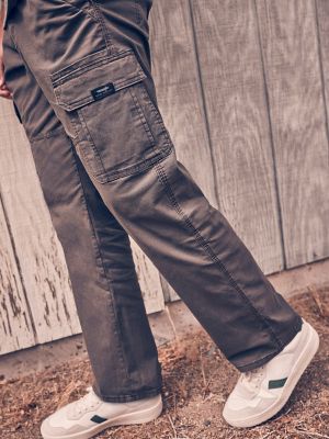 Wrangler Authentics Relaxed Fit Stretch Cargo Broek Voor Heren Travertijn Ripstop 30w 30l 1722917311