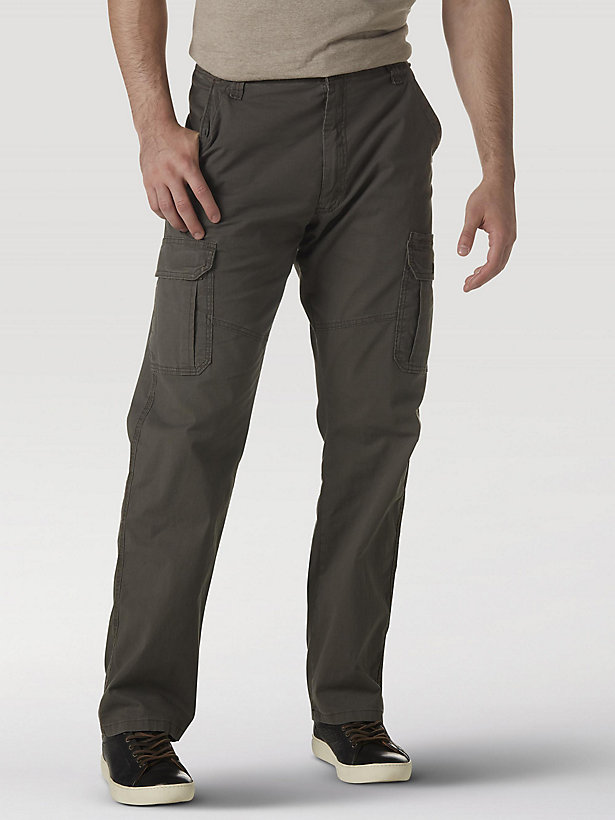 Wrangler® Men's Five Star Premium Relaxed Fit Flex Cargo Pant in Olive Drab