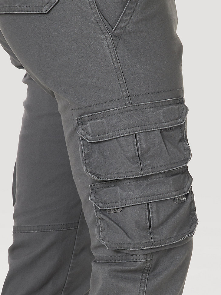 Men's Wrangler® Flex Tapered Cargo Pant in Asphalt alternative view 5
