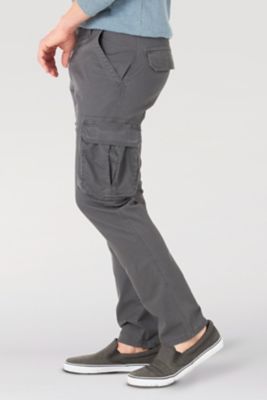 wrangler regular taper cargo pants black