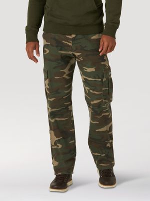 wrangler fleece lined camo pants