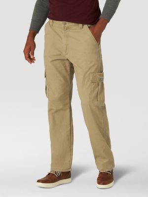 mens wrangler lined cargo pants