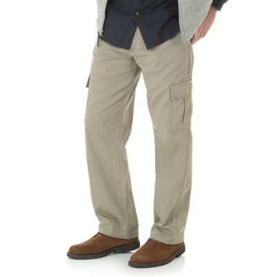 Men's Flannel Lined Cargo Pant | Mens Pants by Wrangler®