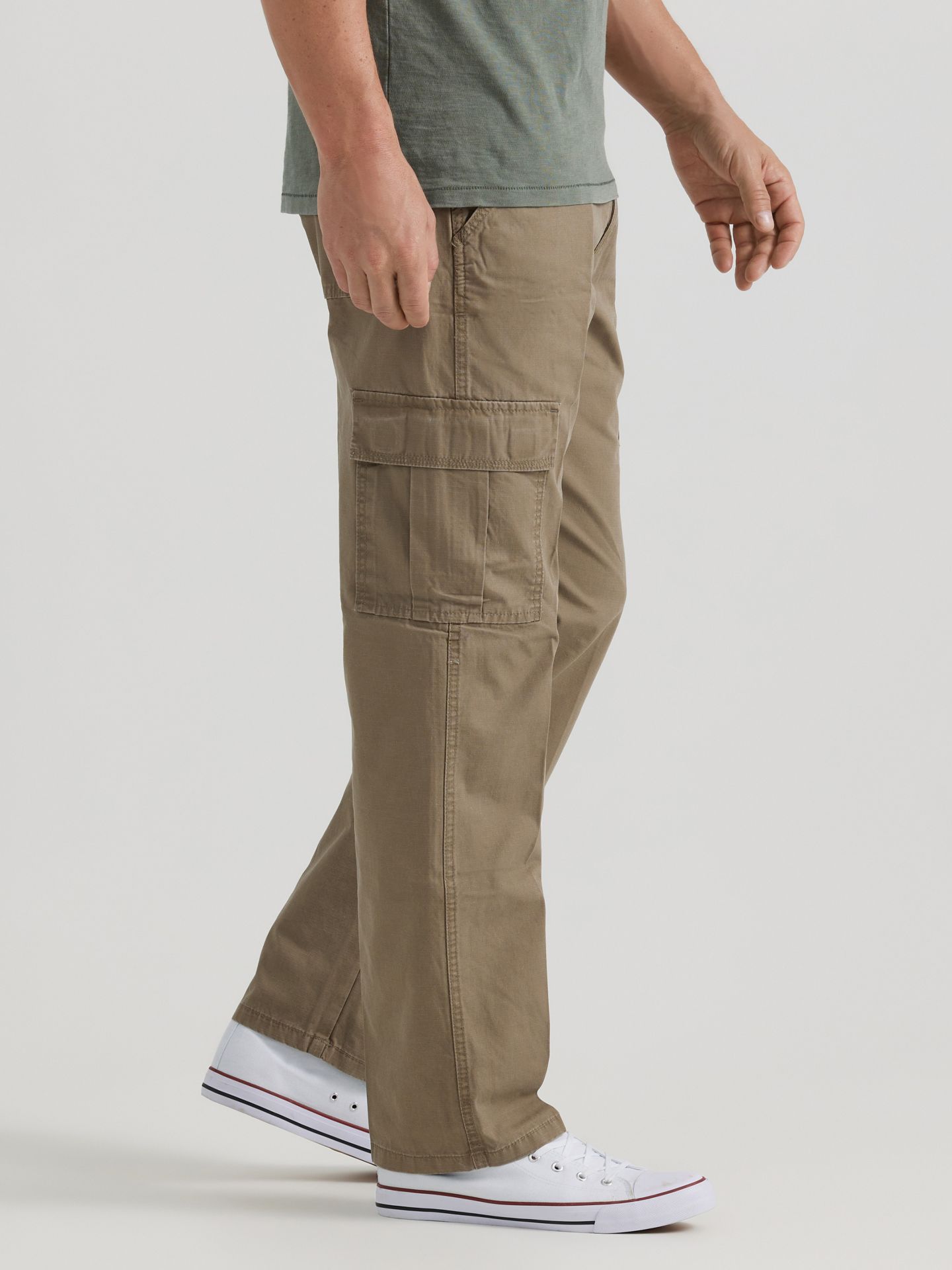 Мужские брюки Wrangler Ripstop Cargo, цвет: Barley — фото 5