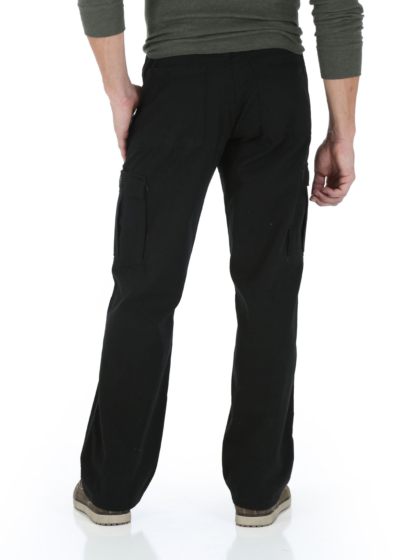 Брюки Wrangler Legacy Cargo Twill Pant, цвет: Чёрный — фото 3