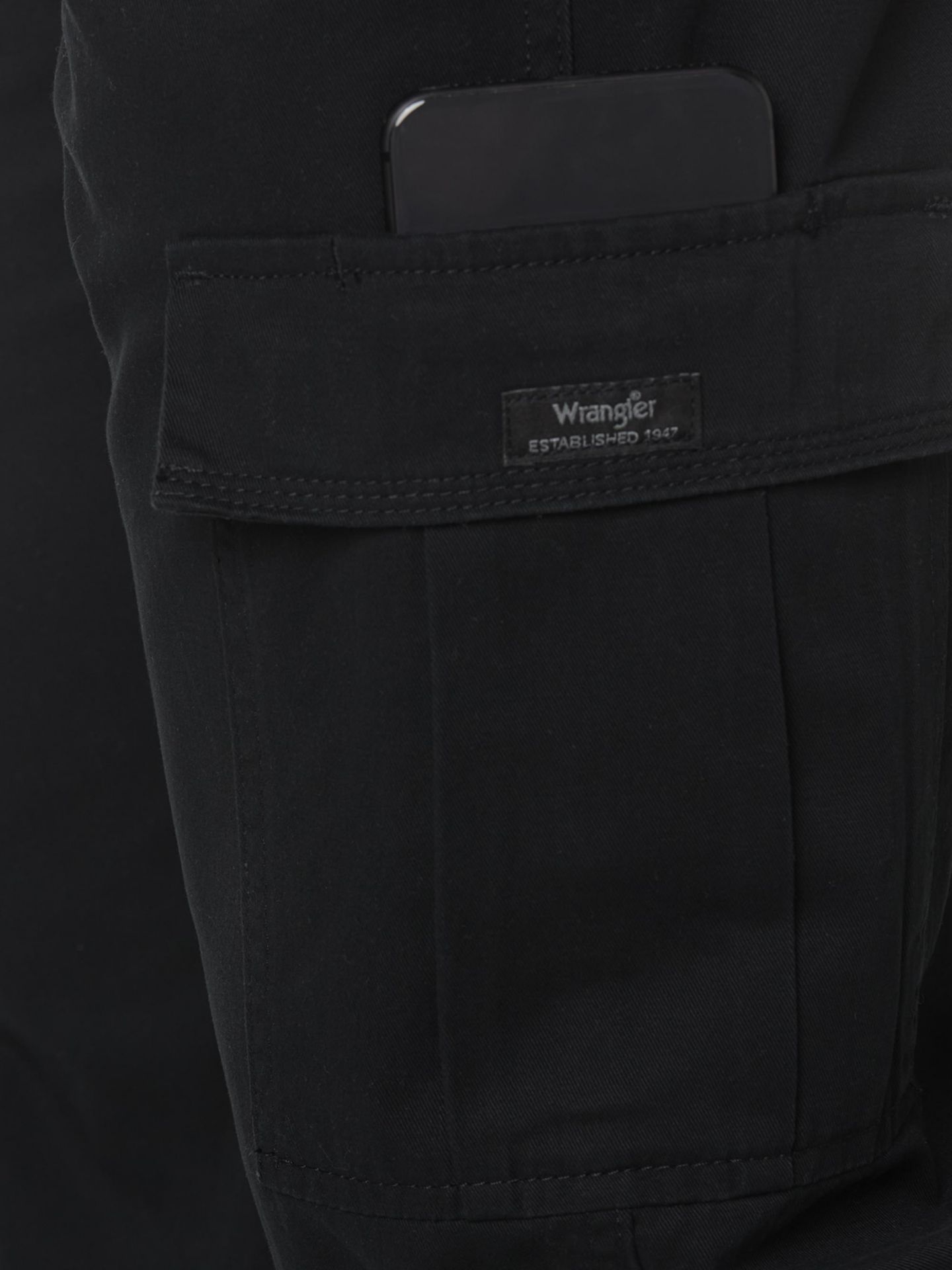 Брюки Wrangler Legacy Cargo Twill Pant, цвет: Чёрный — фото 5