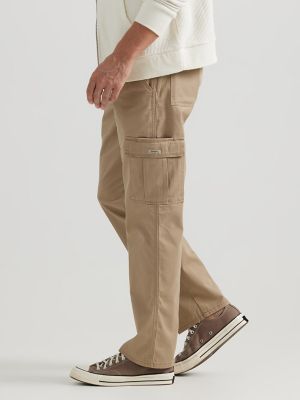 Light Brown Cargo Trousers with Metal Loops