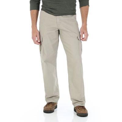 men's wrangler twill cargo pants