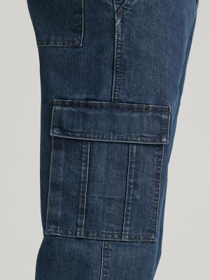 Straight Fit Cargo Jeans For Women/Women Cargo Jeans/Six Pocket