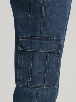 Stop The Show Denim Cargo Jumpsuit