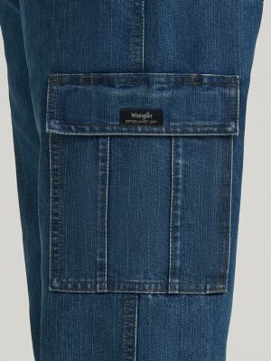 Wrangler&reg; Denim Loose Fit Cargo Jean