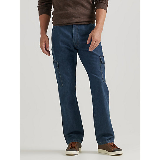 Wrangler® Denim Loose Fit Cargo Jean | Mens Jeans by Wrangler®